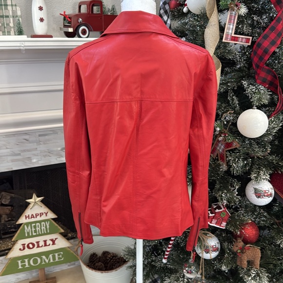 Pierrotucci Italian genuine leather woman’s jacket from Florence - Picture 4 of 13